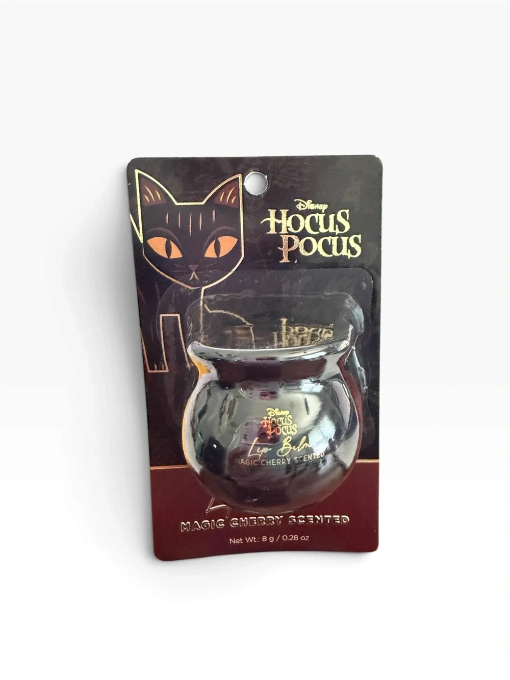 Disney Hocus Pocus Lip Balm Set of 4 Cauldron Scents Cherry Vanilla